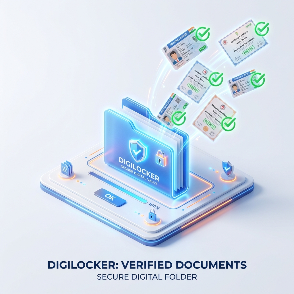 Fintech DigiLocker Verification API Illustration